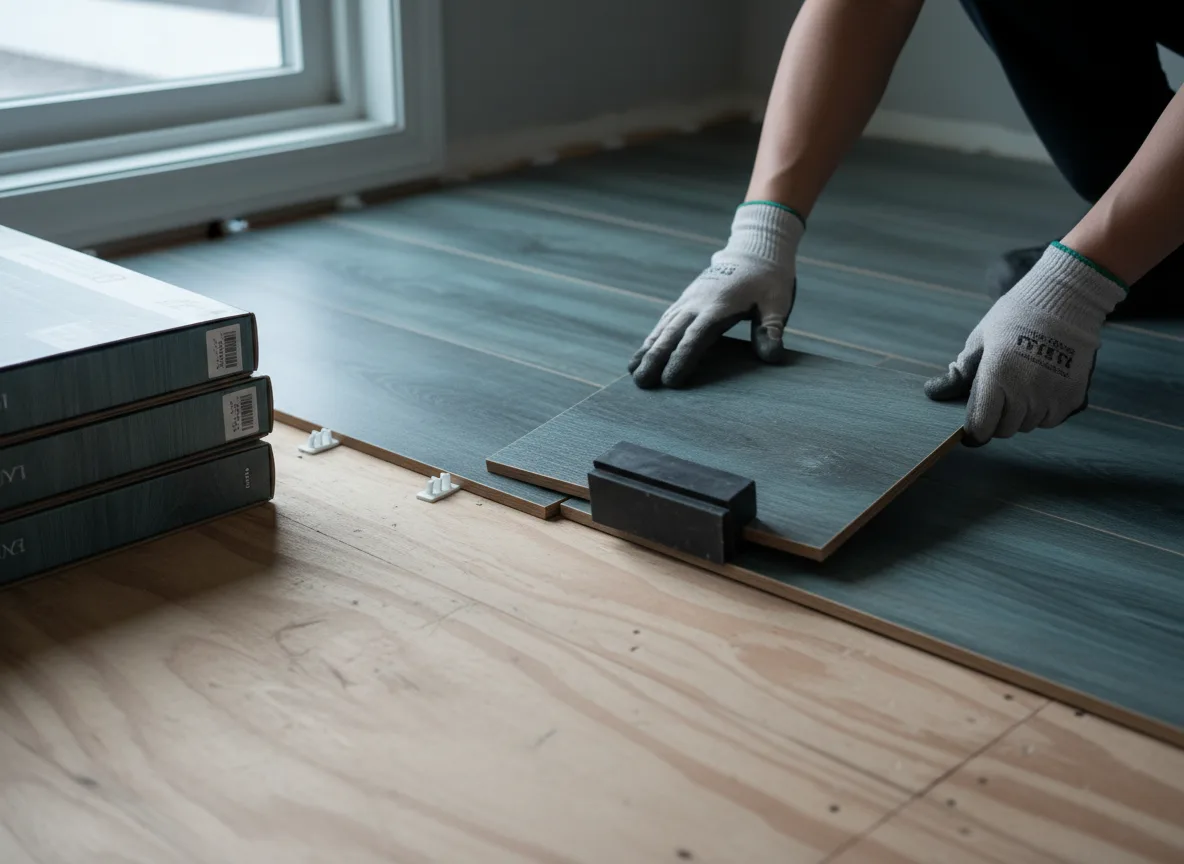 Luxury Vinyl Plank Installation company in Kasbeer, IL